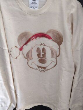 Santa Mickey Sequin Spirit Jersey Size L